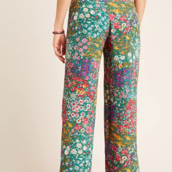 Anthropologie Cabo Pleated Wide Leg Pants Size 4 - Picture 4 of 7